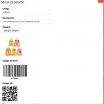 Códigos de Barra, QR, Id de producto, rendimiento – Actualización del SIF 1.14