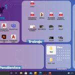 Organizador de fondo de pantalla