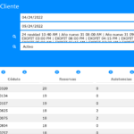 Resumen de asistencia por cliente, inactivación masiva de membresías y corrección de errores - Actualización del SIF 1.154